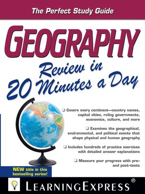 cover image of Geography Review in 20 Minutes a Day